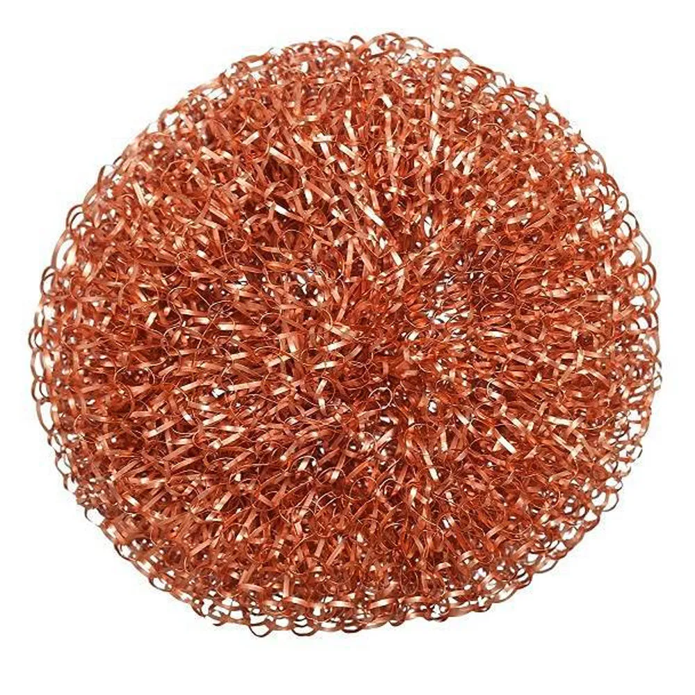 12 X 100% Copper Scouring Pads Scrubber Scourer Wire Steel Scrub Kitchen Cleaner