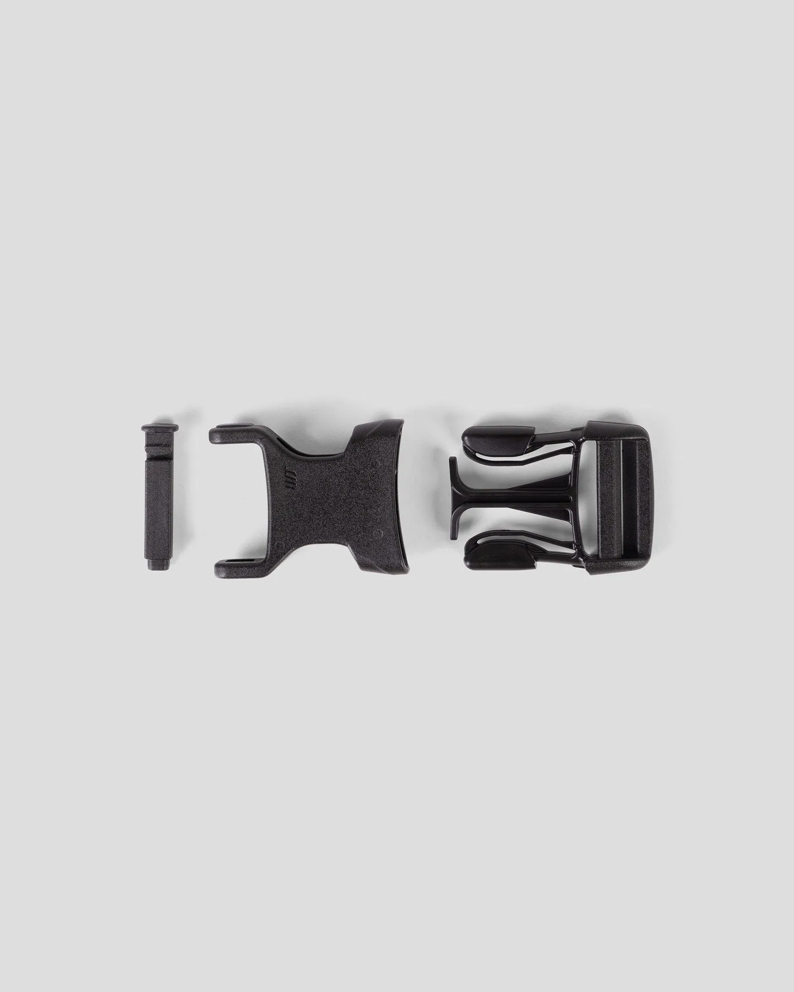 25mm Buckle Repair Kit - Single Adjust - Black