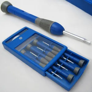 6 PRECISION TORX SCREWDRIVER SET TOOL REPAIR WATCH JEWLERY PHONE T5 - T10   CASE