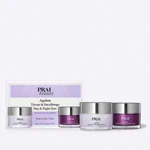 Ageless Throat & Decolletage Day & Night Set by PRAI Beauty