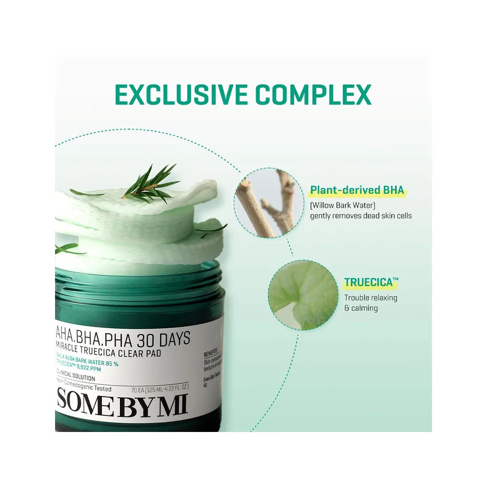AHA BHA PHA 30 days Miracle Truecica Clear Pad