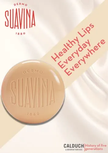 DERMO SUAVINA 1880 Lip Balm Moisturizer for Cracked and Dry Lips with Natural Ingredients Lip Care for Cold and Hot Weather Pack of 1(Citrus 0.3oz)