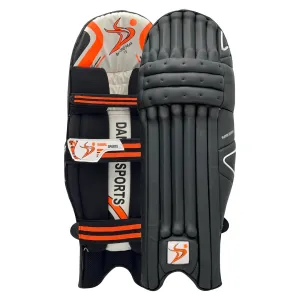 DS Black Cricket Batting Pads Adult