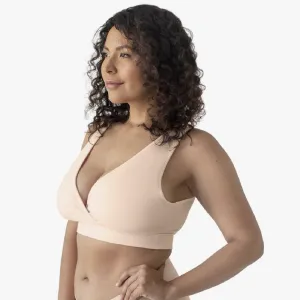 Extra Soft Organic Cotton Wireless Nursing & Maternity Bra - Beige by Kindred Bravely