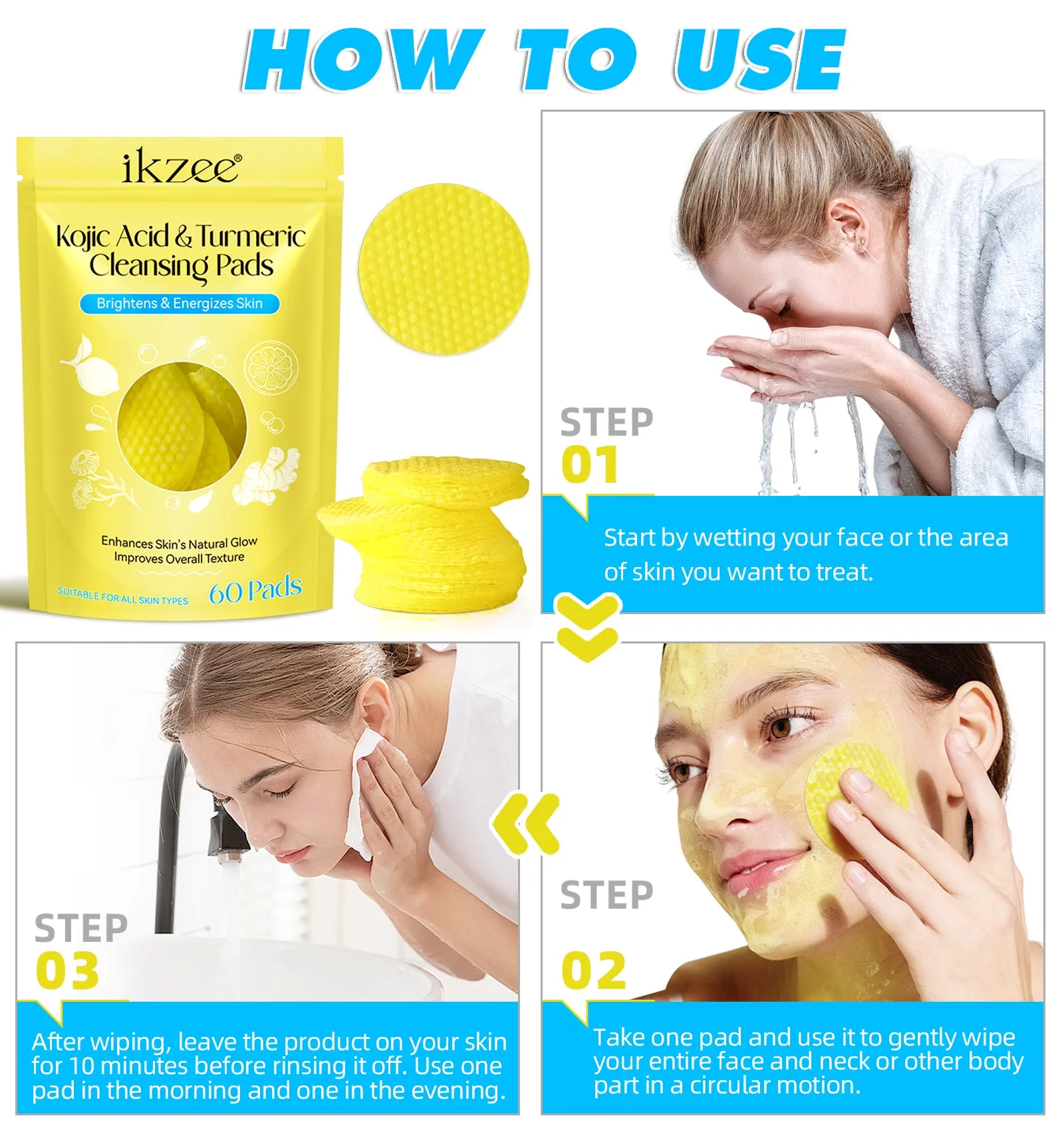 Facial Cleansing Pads for Women