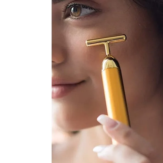 GlamTouch 24K Gold Electric Facial Massage Roller