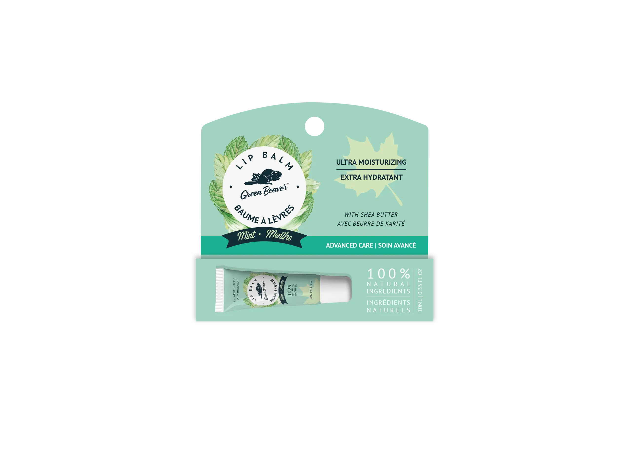 Green Beaver - Lip Balm - Mint, 10 mL