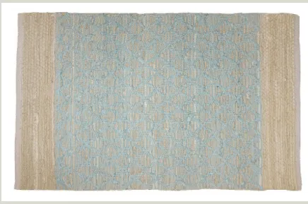 Lattice Blue Occasional Rug