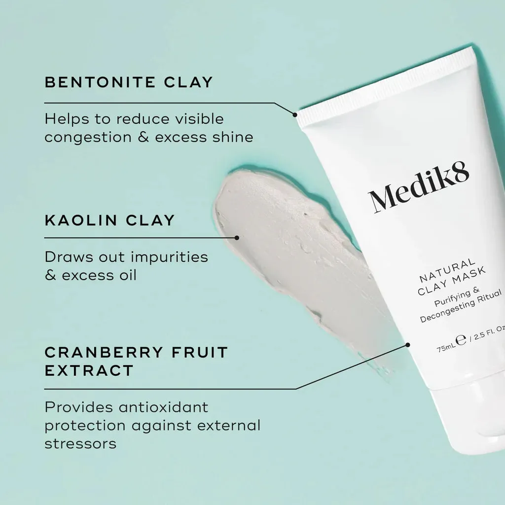 Medik8 | Natural Clay Mask (75ml)