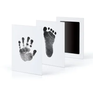 Newborn Baby Handprint Footprint Inkless Non-Toxic Touch Ink Pad DIY Photo Frame Girl/Boy Infant Baby Gift Decoration