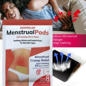 Soothing Heat Pads for Menstrual Comfort (Pack Of 8)