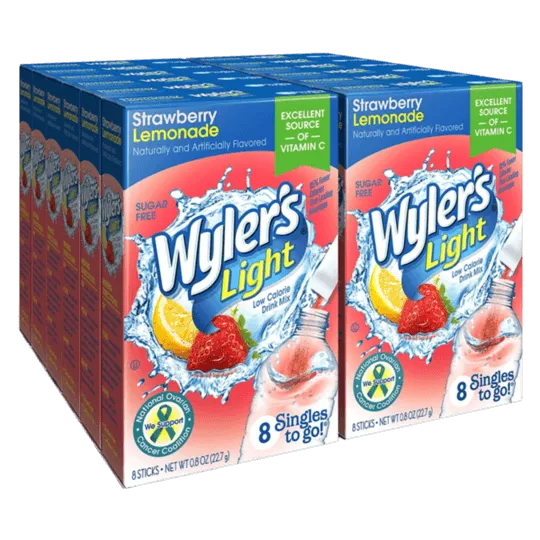 Strawberry Lemonade Sugar-Free Singles To Go Drink Mix