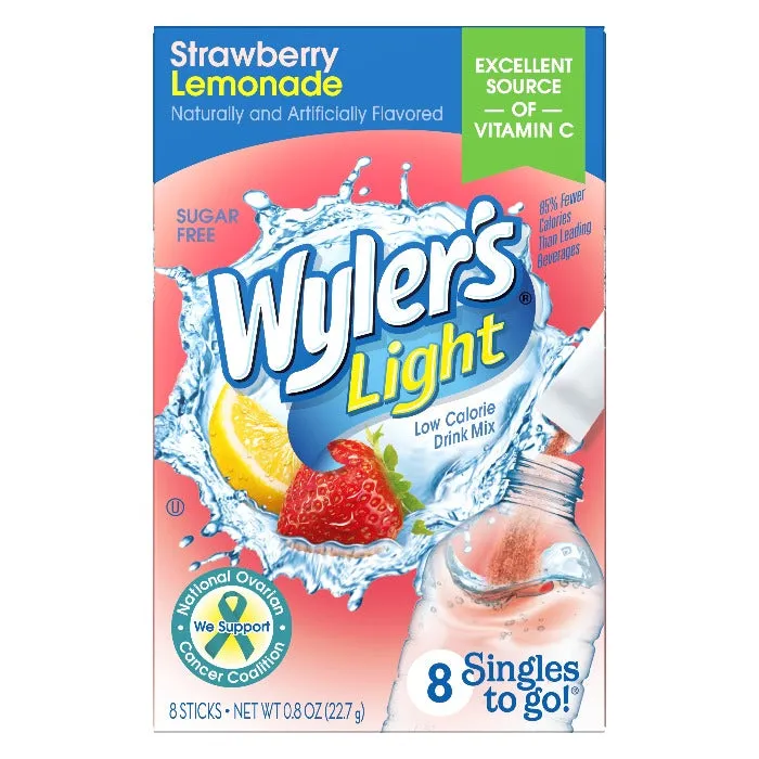 Strawberry Lemonade Sugar-Free Singles To Go Drink Mix