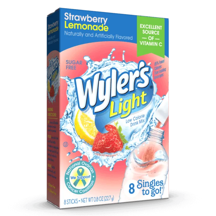 Strawberry Lemonade Sugar-Free Singles To Go Drink Mix